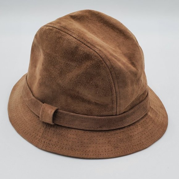 totes Suede Fedora - Picture 9 of 11